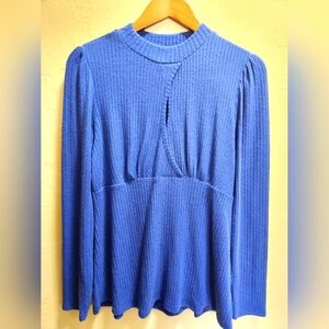 Maurices Long Sleeve Crew Neck Top